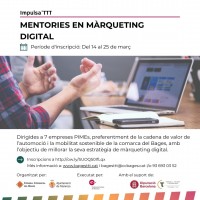 Oberta la convocatòria per a les empreses d'automoció per participar a les mentories en màrqueting digital